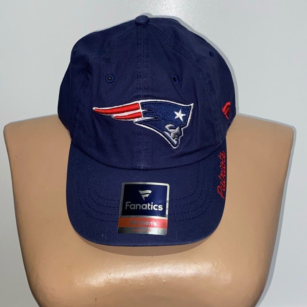 Fanatics Women's Navy Blue NFL New England Patriots Adjustable Hat Cap NWT